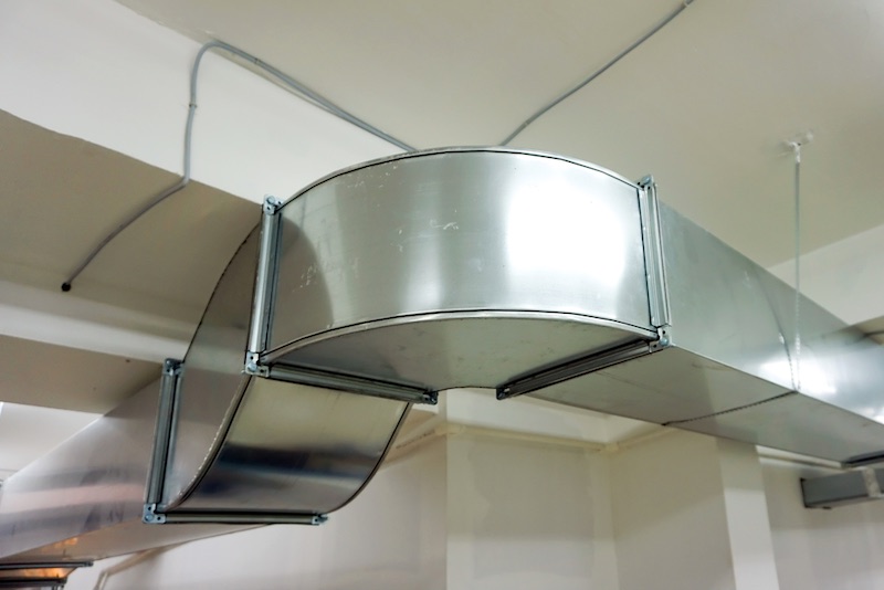 Ventilation,Ducts,Made,Of,Galvanized,Sheet Hvac Sheet Metal Fabrication Houston
