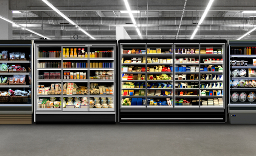 Refrigerators,Different,Types,Of,Supermarket,Fredges,Photo,,Mock-Up,,Planogram.,Suitable Houston Commercial Plumbing Company