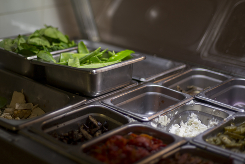 Ingredients,Pizza,Shop,Small,Business Prep Table Stock